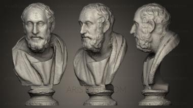 Busts and heads antique and historical (BUSTA_0229) 3D model for CNC machine